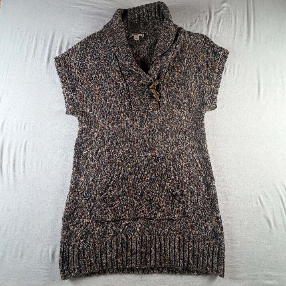 RuffHewn Large Multicolor Knit Sweater Dress Collar